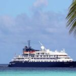 Small ship sea cruise ship MS Island Sky