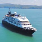 Small ship sea cruise ship MS Island Sky
