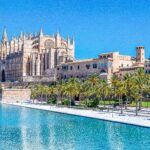 Cathedral in Palma Spain. Mediterranean sea cruise